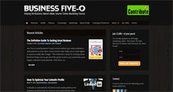 Desktop Screenshot of businessfive-o.com